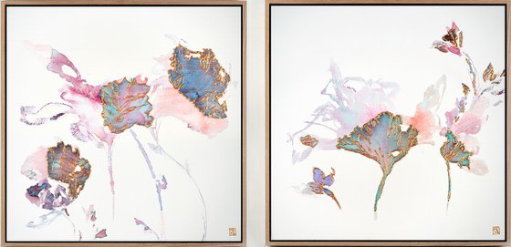 In Bloom Diptych