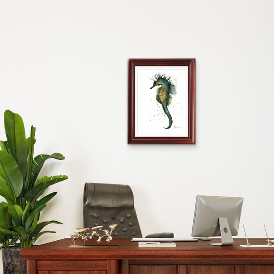 Green Seahorse