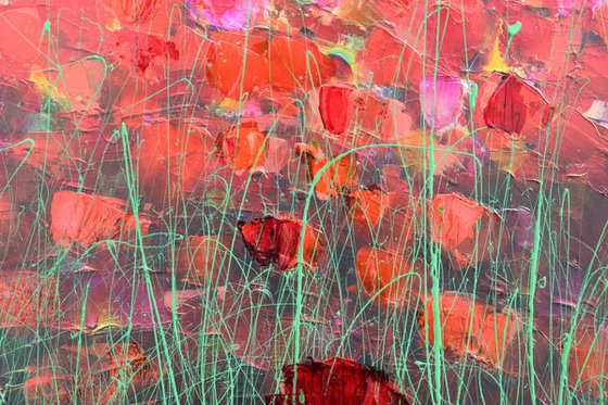 flowers in red