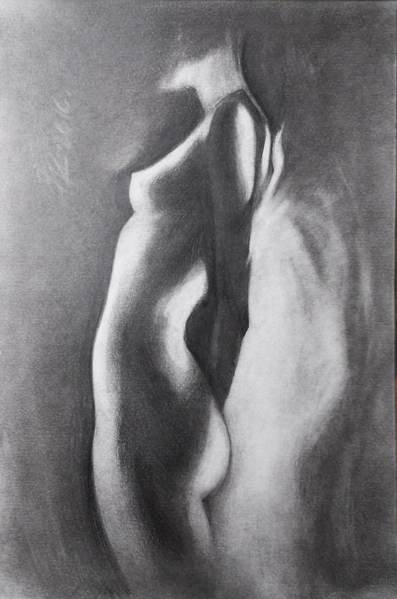 nude #123 20X29cm FREE SHIPPING