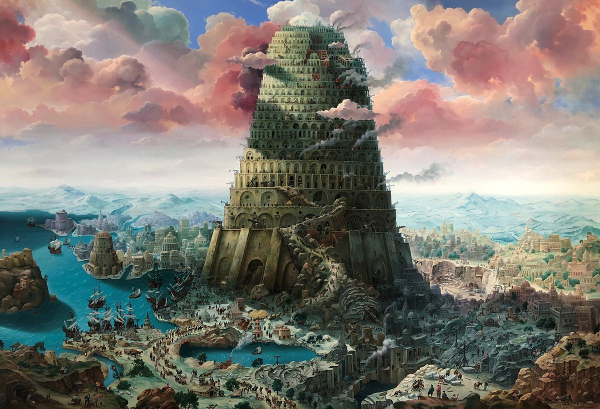 The tower of Babel (Big) . by Alexander Mikhalchyk