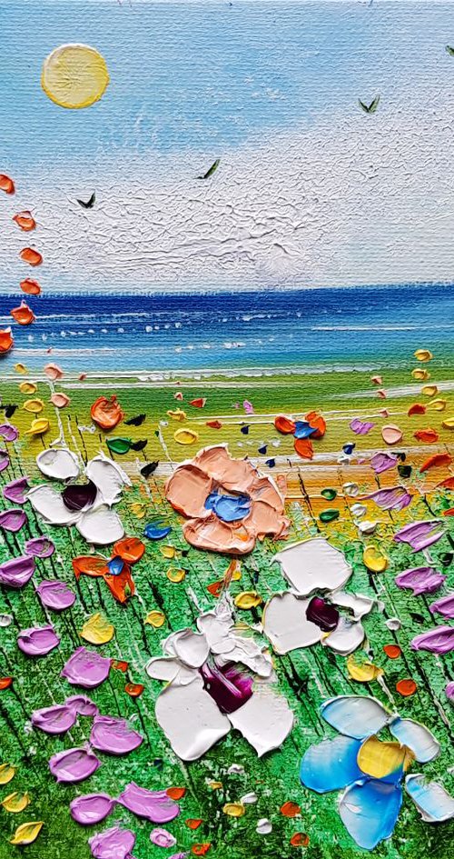 "The Beach & Flowers in Love" by Phil Broad