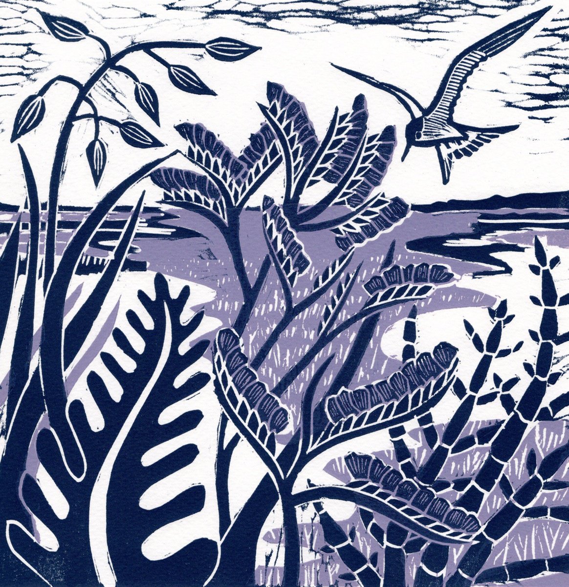 Sea Lavender and Samphire by Kate Heiss