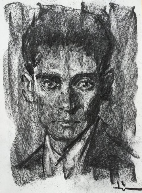 Portrait of Franz Kafka by Dominique Dève