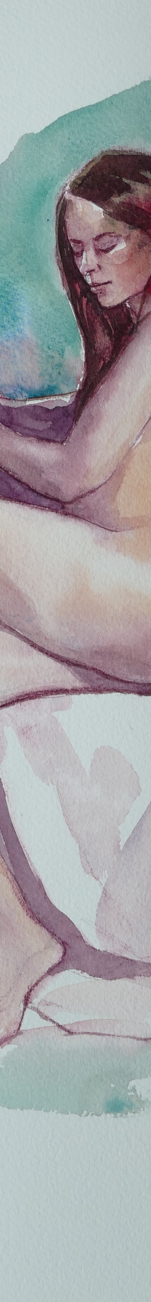 Seated female nude by Rory O’Neill