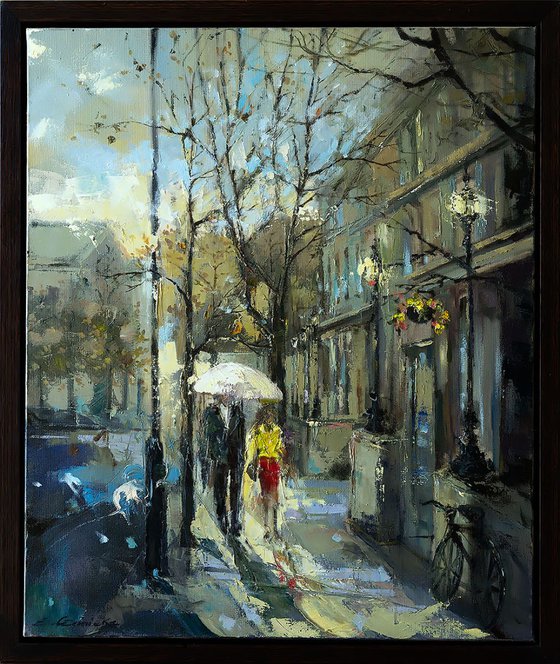 'Evening Walk  in Notting Hill Gate'