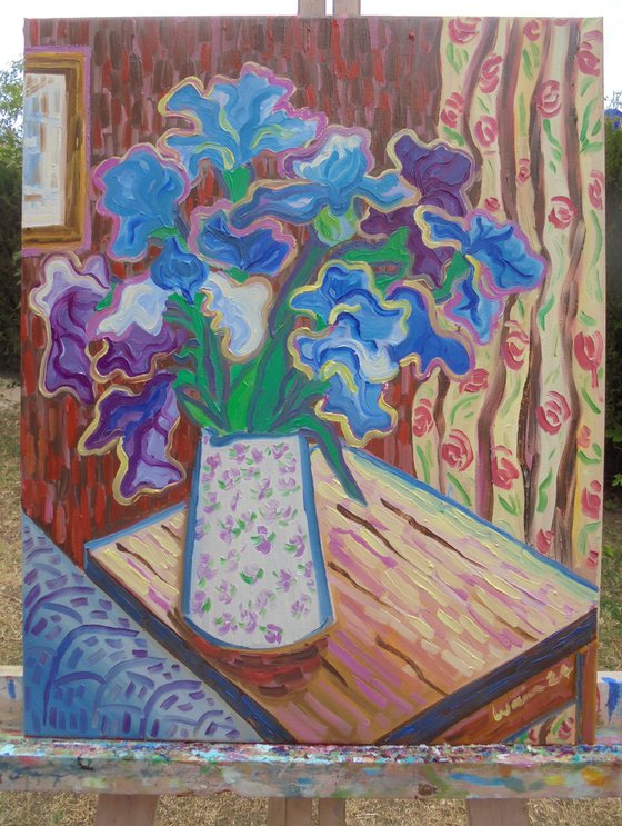 Interior with flower vase SOLD