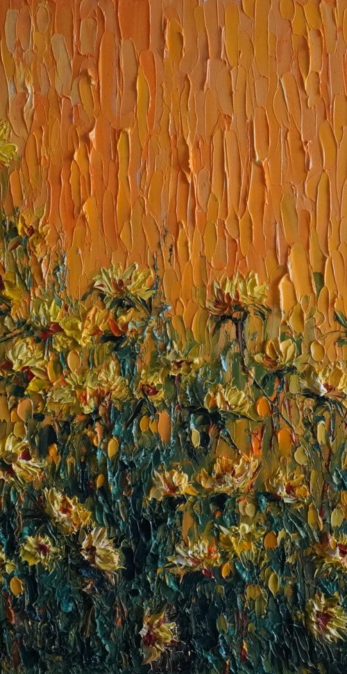 Yellow flowers by Haykuhi Khachatryan
