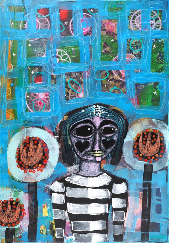 Hello - bold portrait