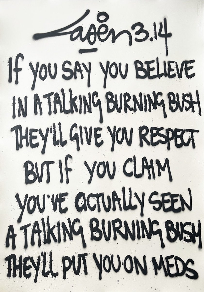 Urban And Pop Abstract Painting By Laser 3.14, 31 X 42", Burning Bush, Original Artwork