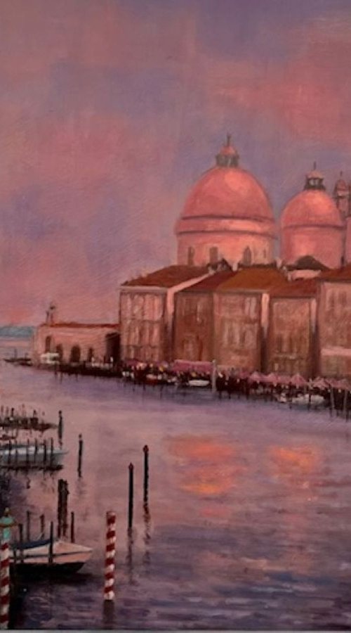 Setting Sun Grand Channel Venice by Gary Obee