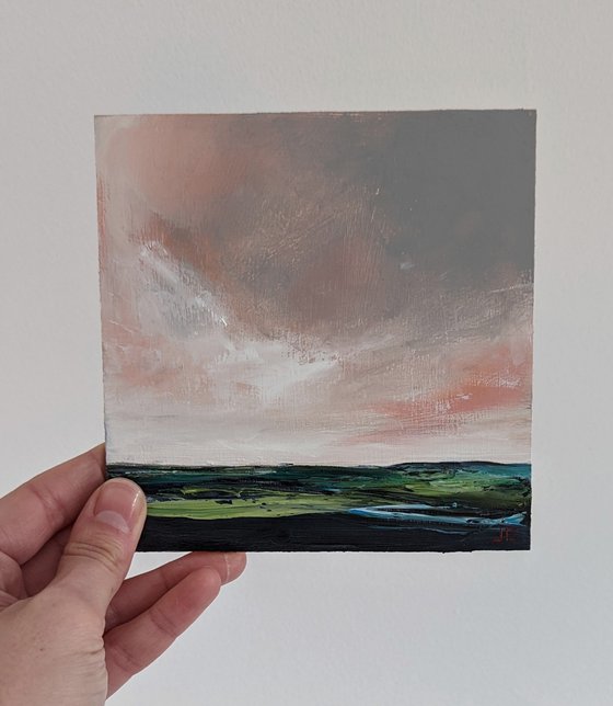 Miniature Abstract Chilterns Landscape