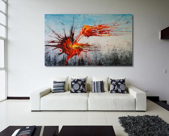 CANVAS ONLY -- Separation (Spirits Of Skies 240156) (200x120cm) XXXL