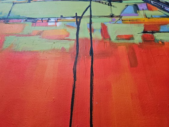 Old houses on the farm