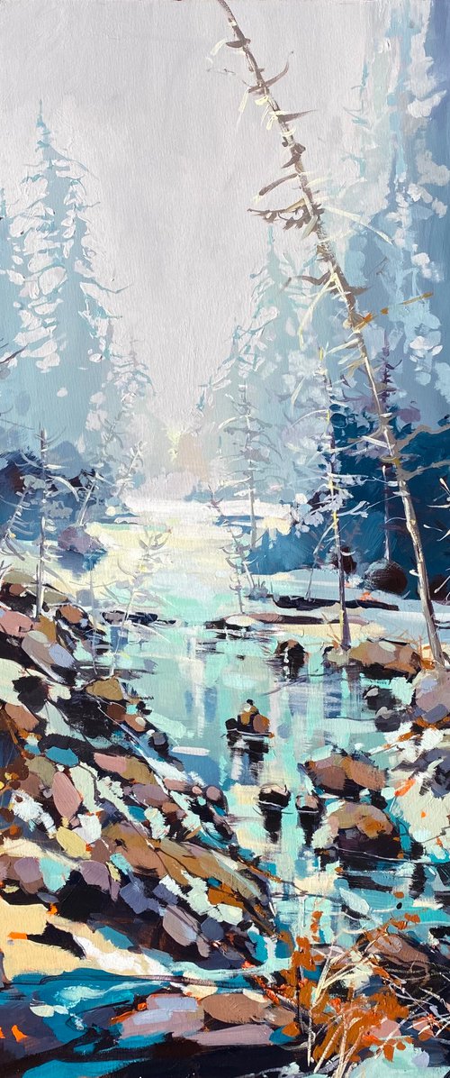 Where The River Runs Through by Irina Rumyantseva
