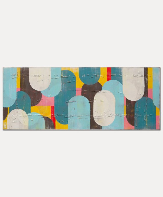 Traffic pink landscape