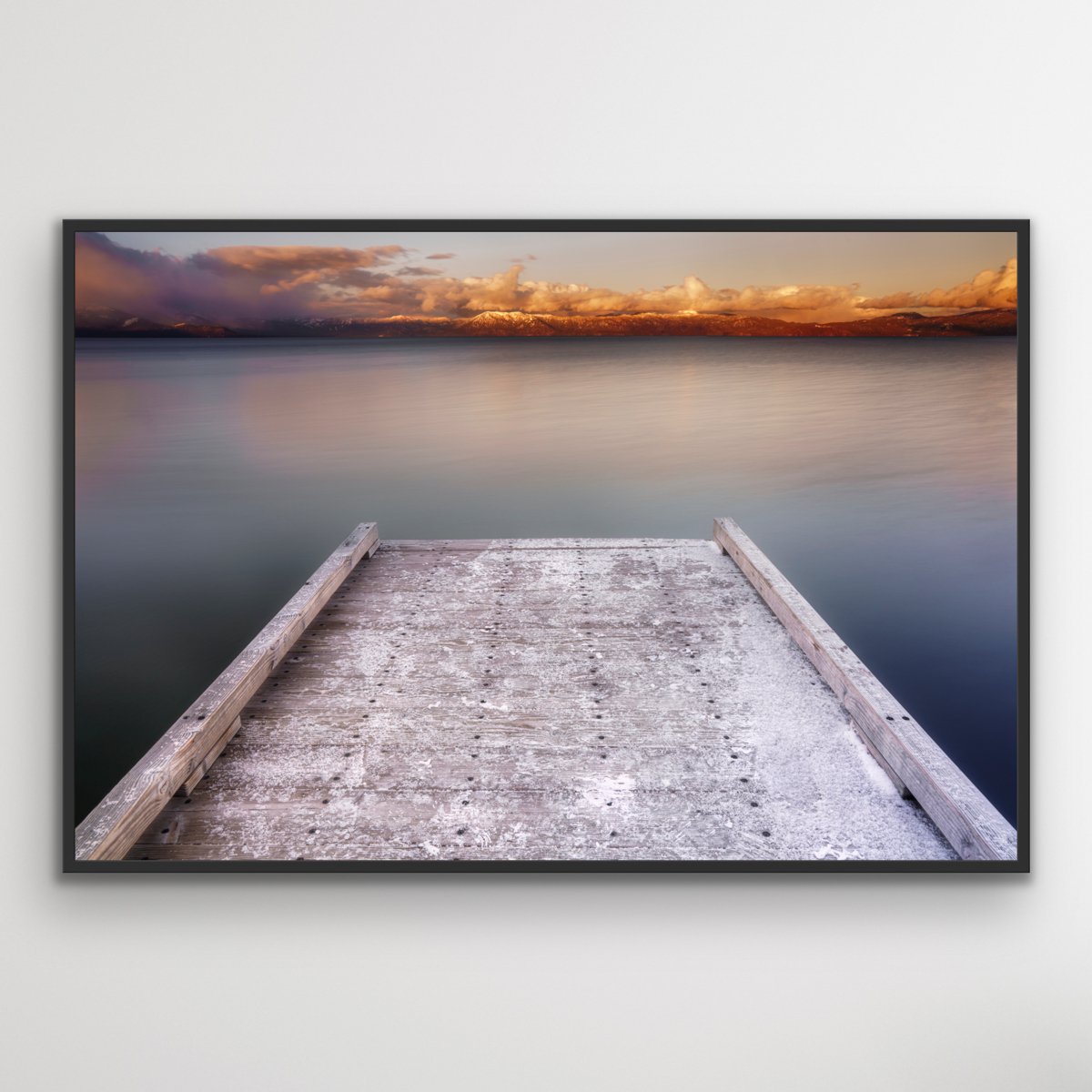 White Pier, Lake Tahoe - FRAMED - Limited Edition by Francesco Carucci