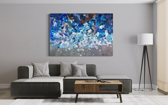 'Oceanum irides II' - 72x48"