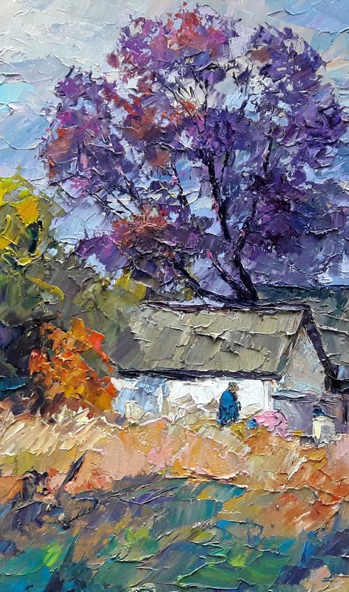 Autumn chores by Boris Serdyuk