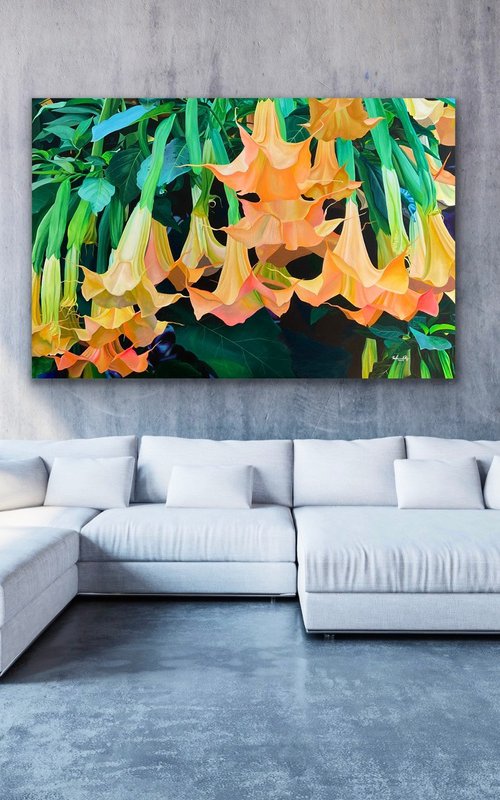 Brugmansia by Amani Muhammad