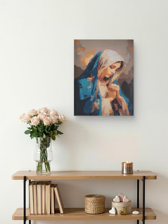 Mary Cloaked in grace