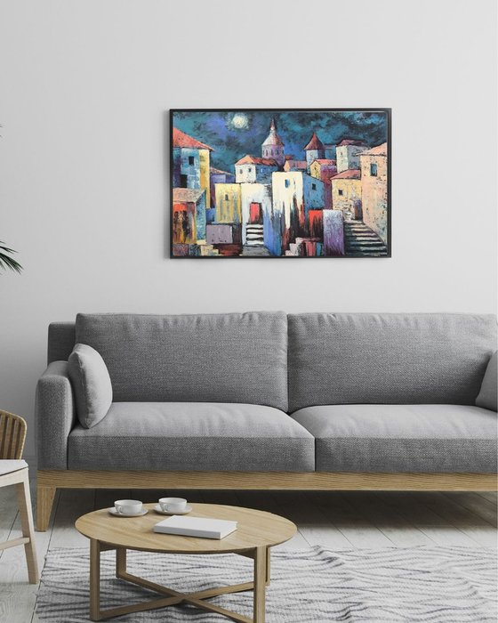 Moonlit Town