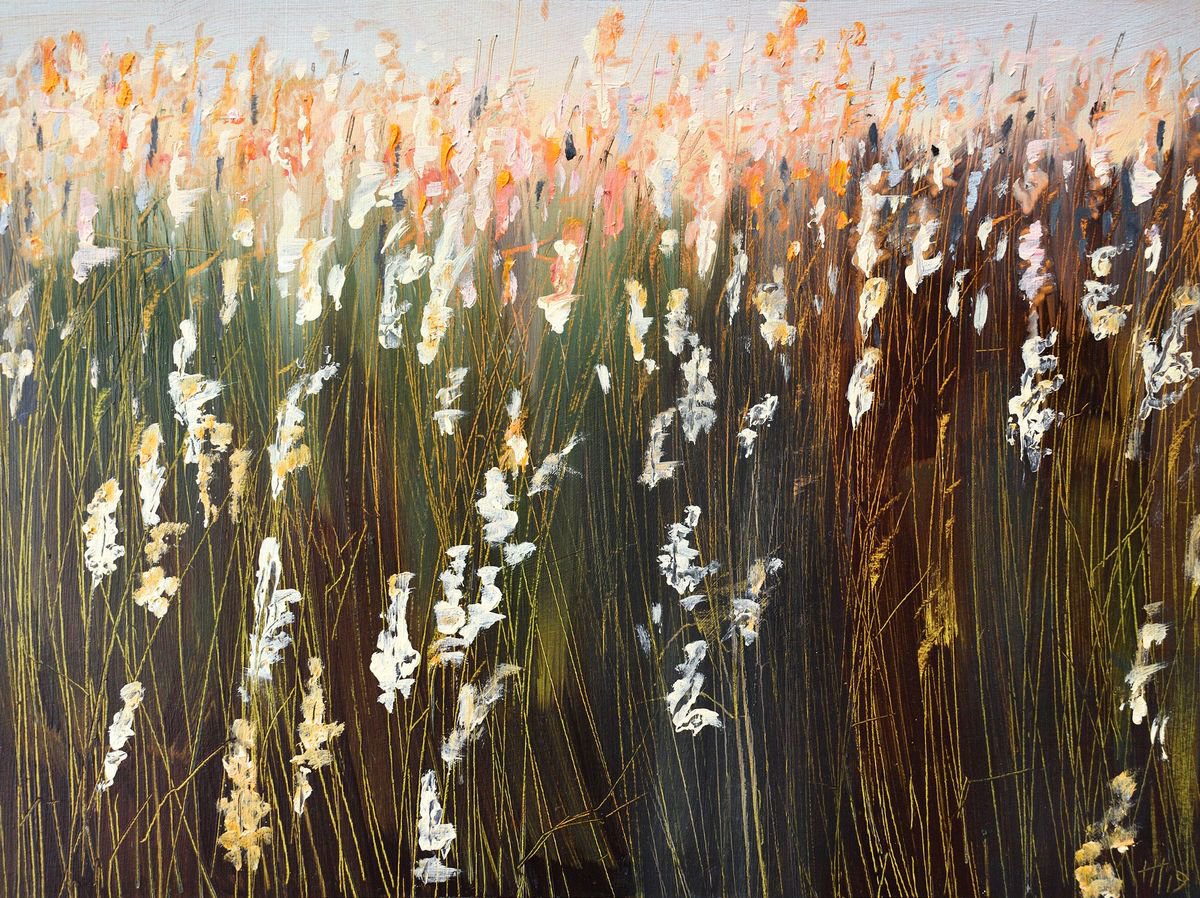 Colourful Reeds by Hilde Hoekstra