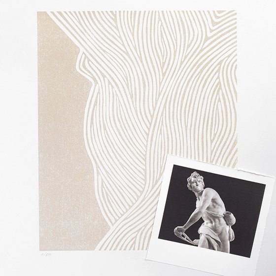 David ⋅ Original linocut print