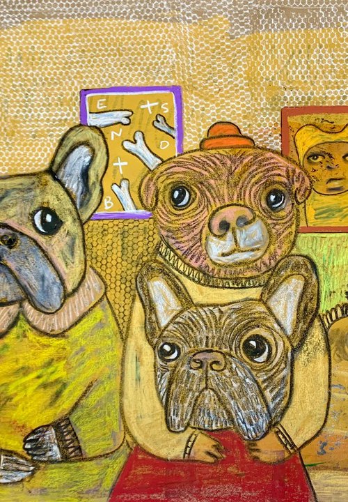 French bulldog corporation #12 by Pavel Kuragin