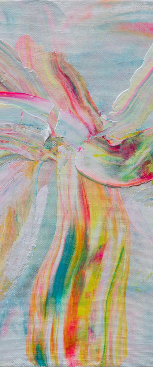 'Rainbow Petal Swoosh' by Kathryn Sillince