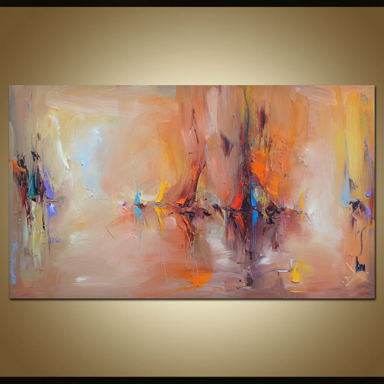 Tale for the summer , Abstract Landscape Painting