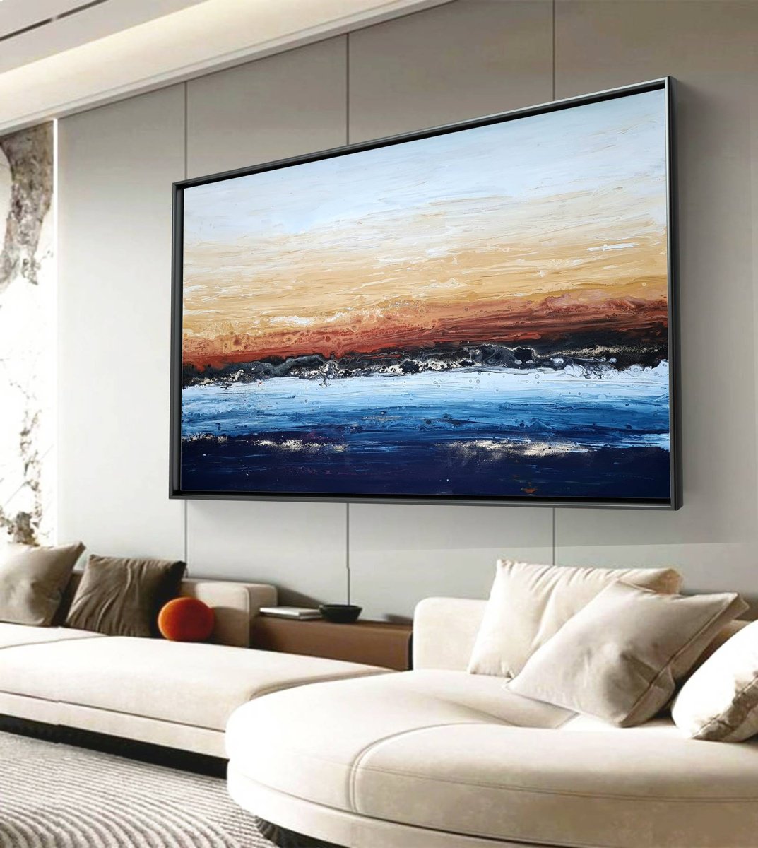 Golden Hour By Eleni Denart, 59 X 39, Artwork For Sale On Artfinder