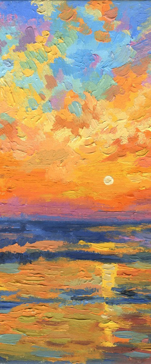 Sunset landscape by Julia Logunova