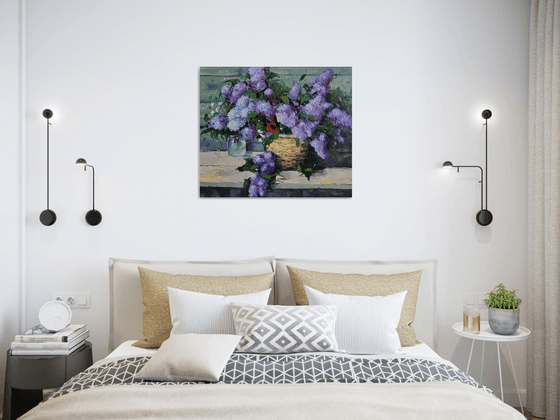 Basket of Lilacs