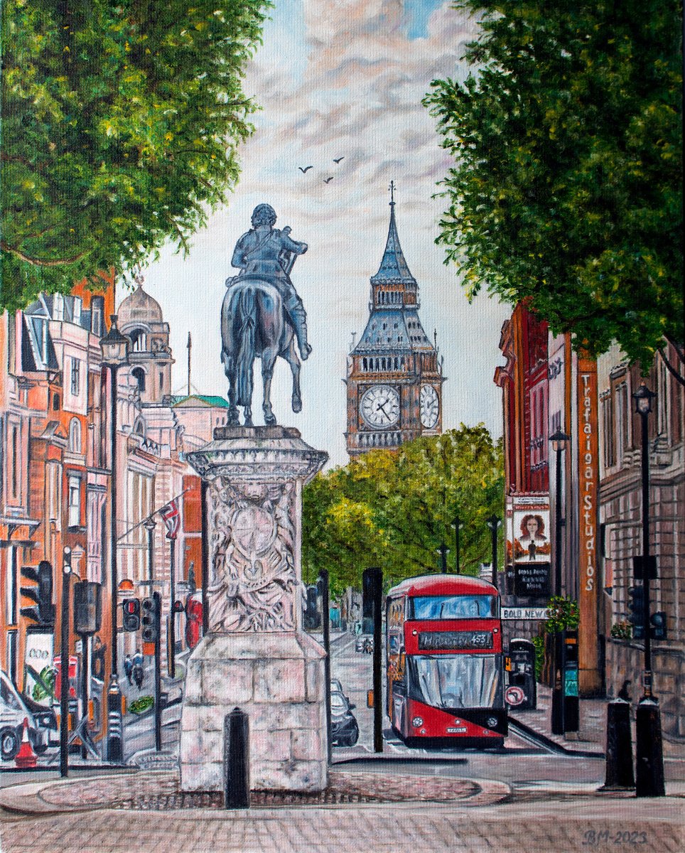 London. Trafalgar Square by Vera Melnyk by Vera Melnyk