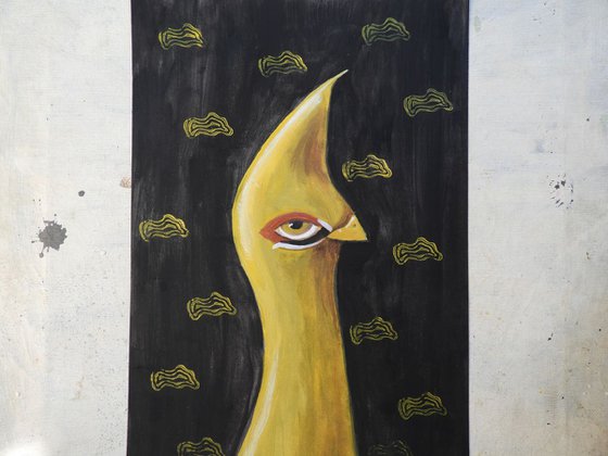 The freak yellow bird