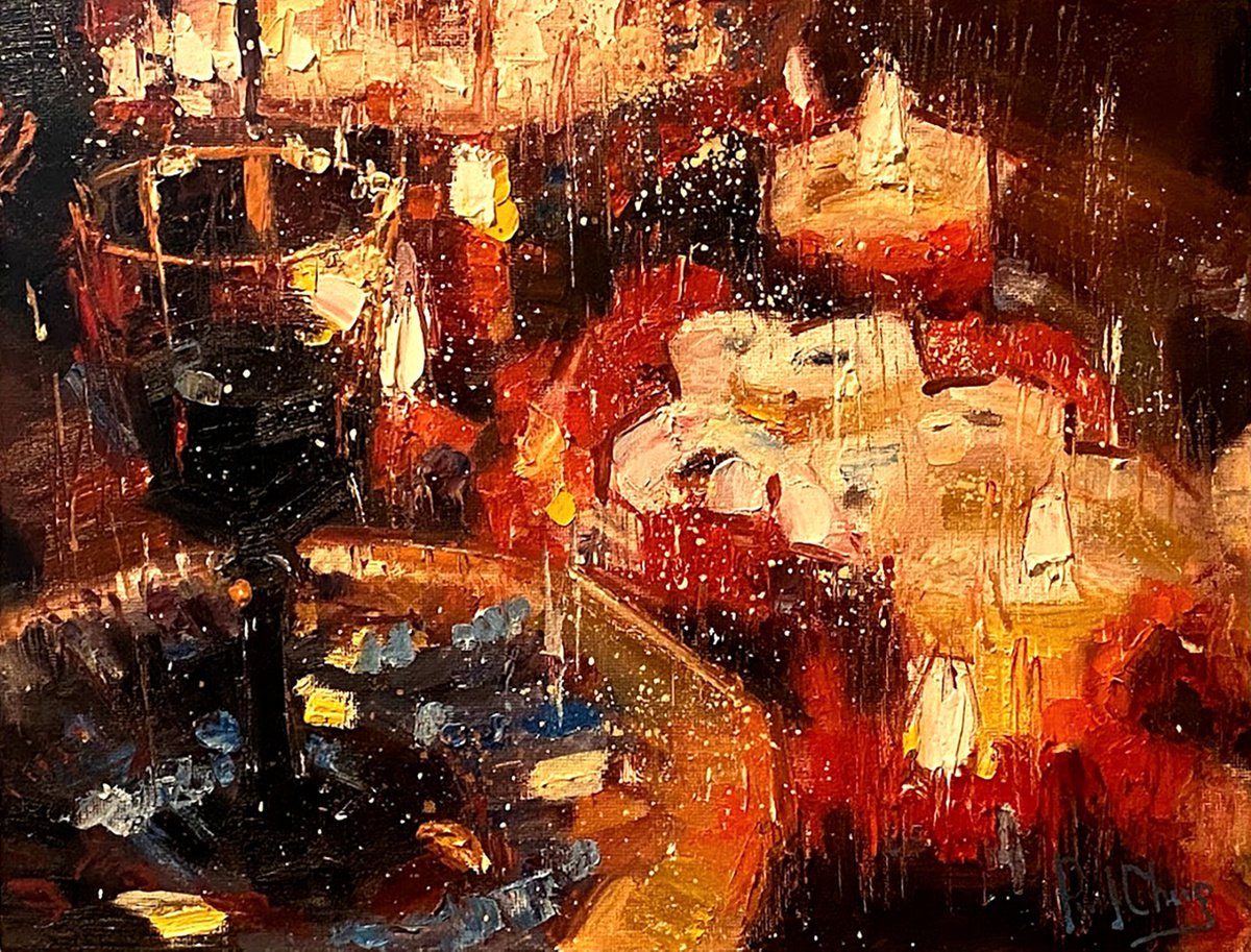 Before Dinner End By Paul Cheng, 12 X 9, Artwork For Sale On Artfinder