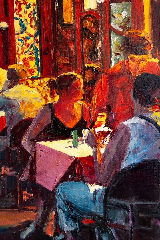 "Evening cafe"