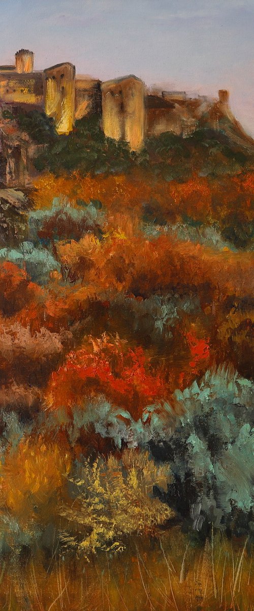 Golden Dream of Roccascalegna by Nataliia Golosova