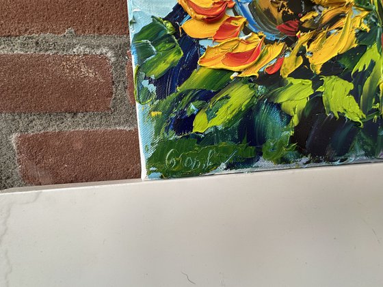 Sunflowers landscape