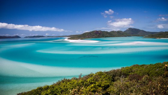 Seascape - Blue Paradise - Whitehaven beach Queensland Australia
