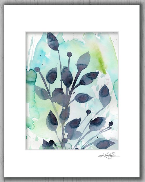 Organic Abstract 207 - Flower Painting by Kathy Morton Stanion by Kathy Morton Stanion