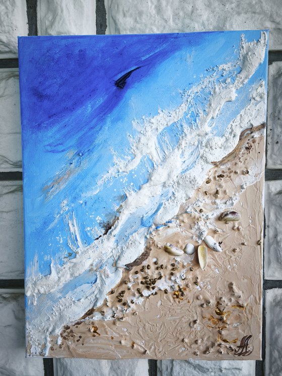 Seascape with with shells