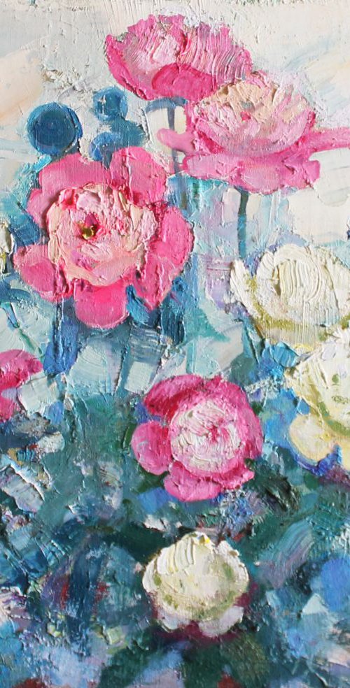 Singing peony by Anastasiia Grygorieva