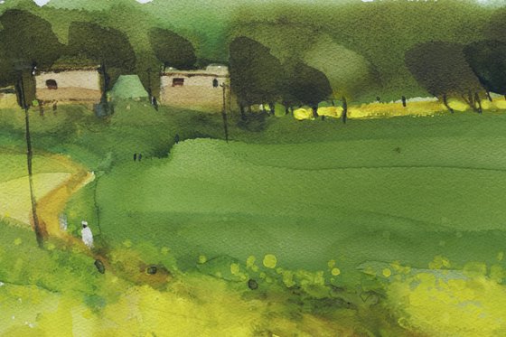 Indian summer evening