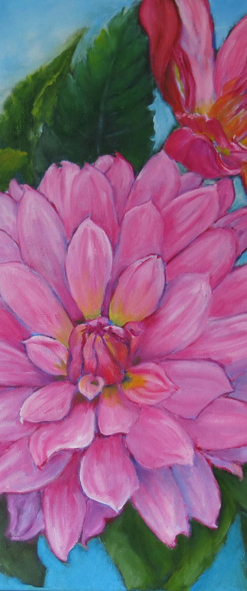 Delectable  Dahlias by Maureen Greenwood