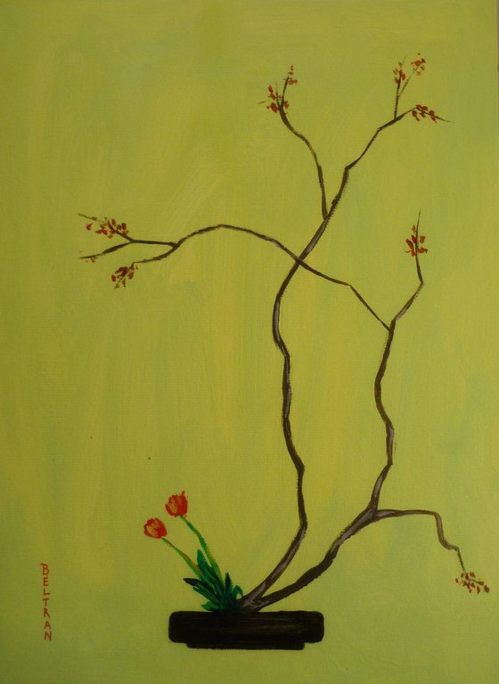 IKEBANA.RELAXATION / 15,75 x 11,81 in ( 30 x 40 cm )