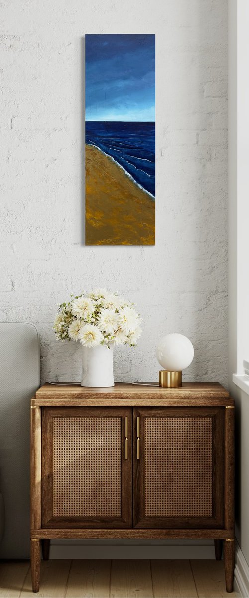 Golden Shoreline by KM Arts