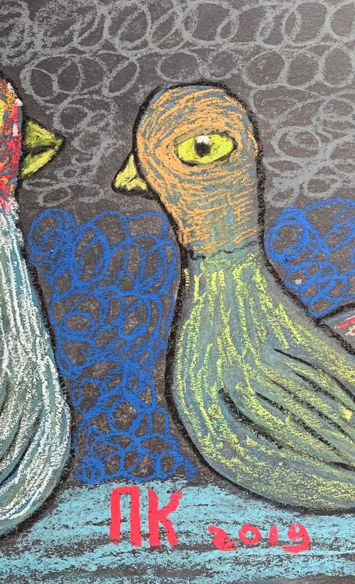 Three birds by Pavel Kuragin