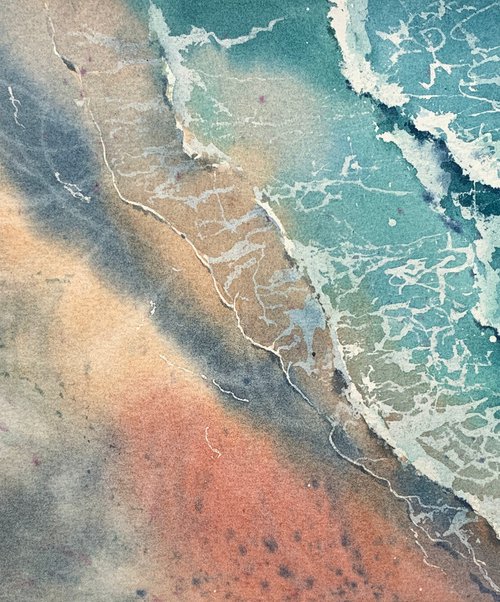 Seaside from a height of flight #4 by Eugenia Gorbacheva